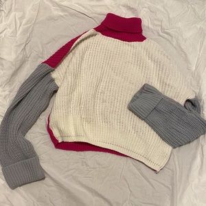 Colorblock sweater
